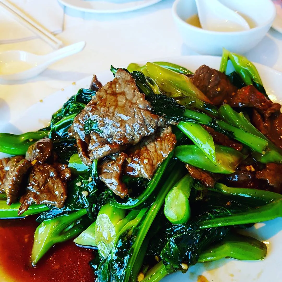 Beef with Chinese Green Chuisin 菜心牛肉, Foo Lam Restaurant Maison